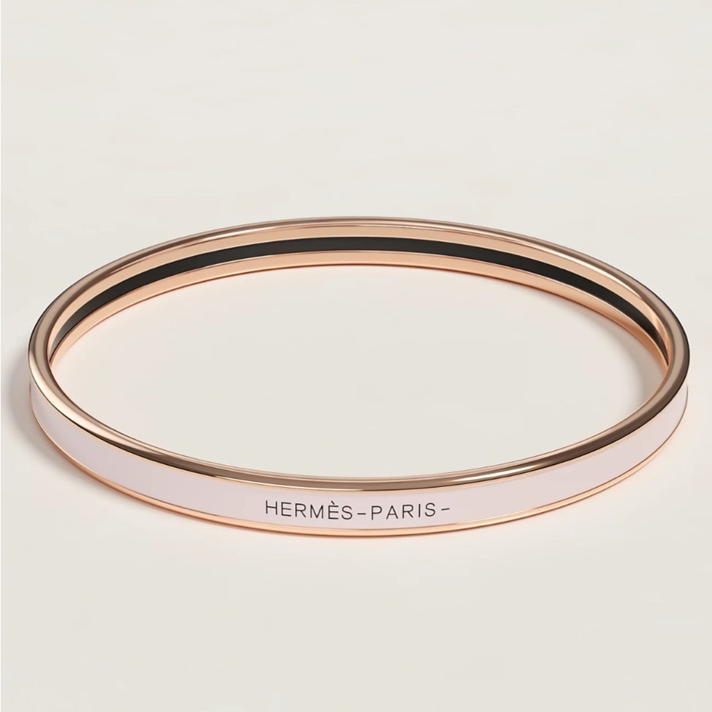 Hermes uni bangle Rose Candeur like new
